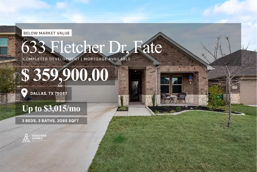 633 Fletcher Dr, Fate, TX 75087