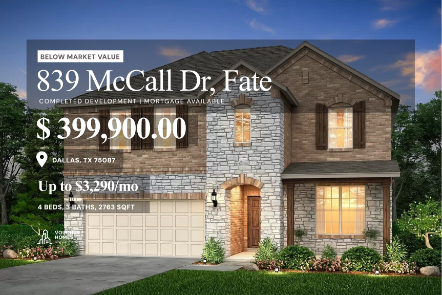 839 MCCALL DR, FATE, TX, 75087
